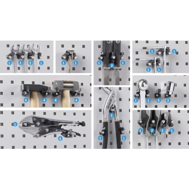 Vendita online Gancio Unipok colore nero confezione da 30 pezzi